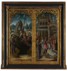 De roeping van Petrus en de genezing van Hemorroissa