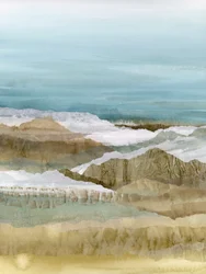 Abstracte berglagen