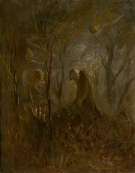 Gebed bij het graf, 1895