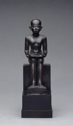 Beeld van Imhotep (ca. 2635-2595 v.Chr.) Late Periode (brons)