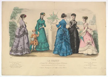 Le Coquet, nr. 22, uit Journal des Modes Spécial pour Couturières, 1 juli 1869