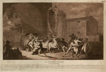 De vlucht naar Varennes, 1791