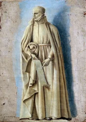 De heilige Ignatius met een boekrol die de regels van zijn orde bevat. 17e eeuw. Afmetingen: 0,33 x 0,23 m. Parijs, Louvre