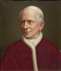 Portret van Paus Leo XIII 1810-1903, 1892