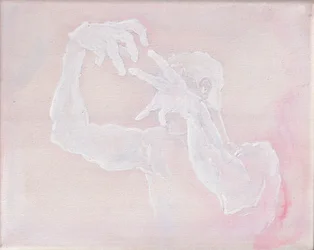 Sculpturaal, 2025 (acrylverf op doek)