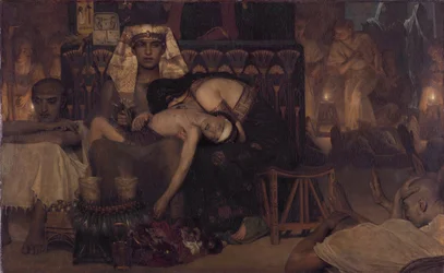 Dutch: De dood van de eerstgeborene van de Farao (Ex. 12:29) Death of the Pharaoh