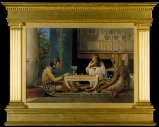 Egyptische schaakspelers, 1865