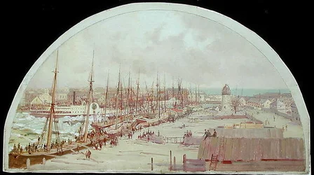 De Grote Overstroming van Chicago in 1849