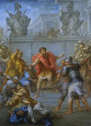 Keizer Claudius verhindert het doden van zijn aanvallers