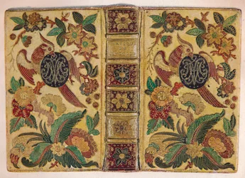 Mozaïekbinding gesigneerd door Le Monnier en met het monogram van Maria Josepha van Saksen