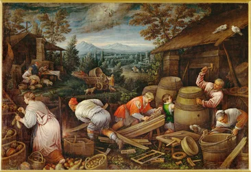 Augustus (schilderij op doek)