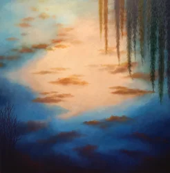 Stille wilgen. 2025 (olieverf op doek)