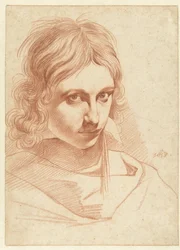 Zelfportret van Leendert van der Cooghen (?)