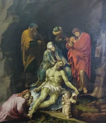 De rouw om de dode Christus