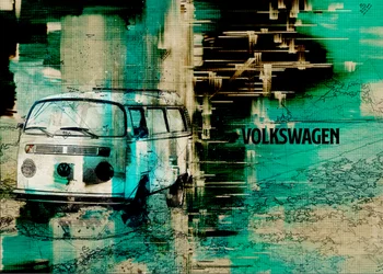 Abstract Van Road Trip