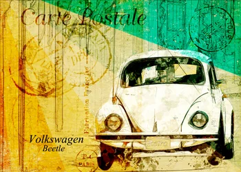 Klassieke Kever-ansichtkaart