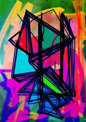 Kleurrijke abstracte vormen