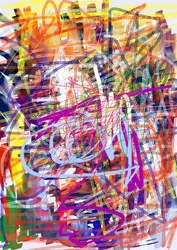 Dynamische kleurrijke chaos