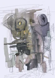 Raadselachtige abstracte robots