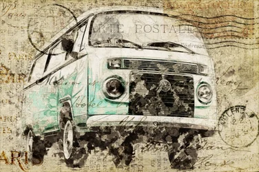Nostalgisch camperbusje