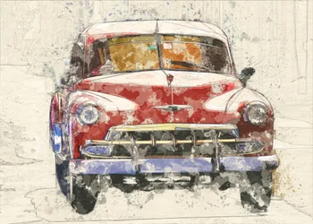 Rode oldtimer