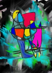 Levendige abstracte vormen
