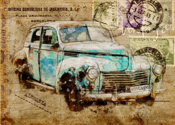 Vintage reisauto