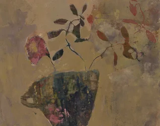 Abstract bloemstilleven