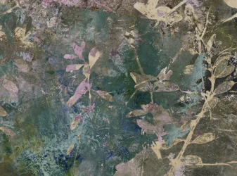 Botanische grunge-bladeren
