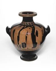 Hydria, of waterkruik, 460-450 v.Chr.
