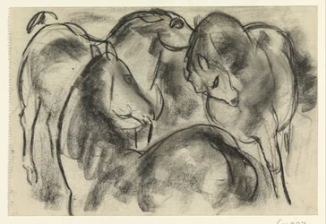 Drie paarden