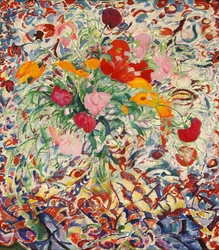 Bloemen voor een bloemendoek