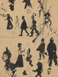 Studieblad Met Mannen En Vrouwen