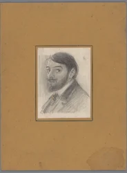 Zelfportret van Leo Gestel