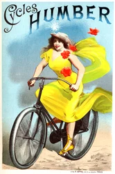 Humbert fietsen. Poster door Choubrac
