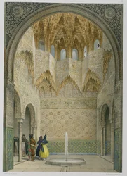 De hal van de Abencerrages, het Alhambra, Granada