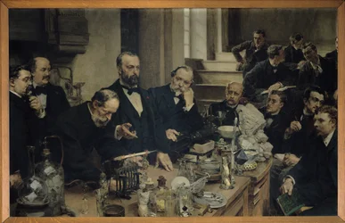Henri Sainte-Claire Deville (1818-81) Geeft Les, 1890