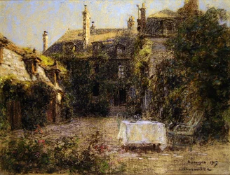 De tuin van de kunstenaar in Bourges