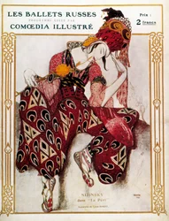 Kostuumontwerp voor Nijinsky in het ballet 