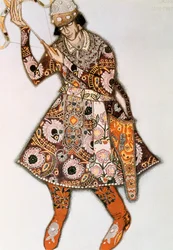 Kostuumontwerp voor een ballet van Igor Stravinsky, 1913