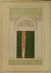 Affiche voor hedendaags ballet, 1902