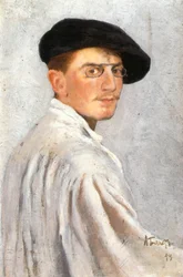 Zelfportret (olieverf op karton)