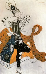 De Peri, kostuumschets voor het ballet van Paul Dukas (aquarel, gouache en krijt op papier)