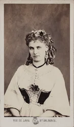 Portret van Christine Nilsson 1843-1921