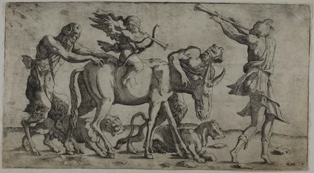 Cupido met verbonden ogen