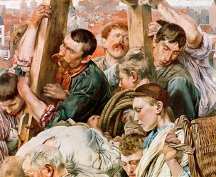 De leeftijden van de arbeider, detail