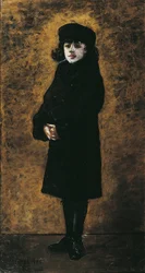 Portret van Maurice Ravel op 2-jarige leeftijd