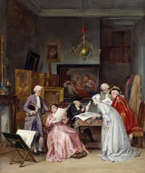 De studeerkamer van de verzamelaar
