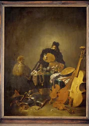 Vanitas (schilderij op eikenhout)