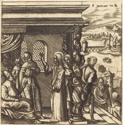 Christus Onderwijst in de Synagoge